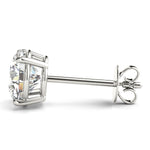 Elegant 14kt White Gold 0.05 Carat Diamond Stud Earrings - VS1-VS2, F-G Quality