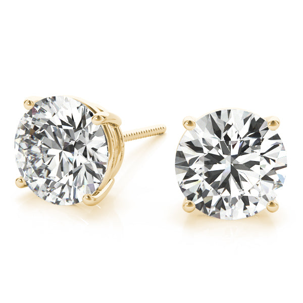 Sparkling 0.1 Carat 4-Prong Wire Earrings