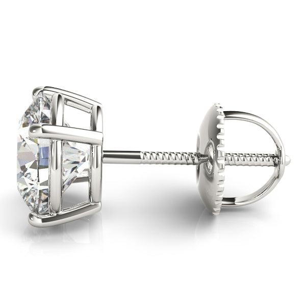 Sparkling 0.1 Carat 4-Prong Wire Earrings