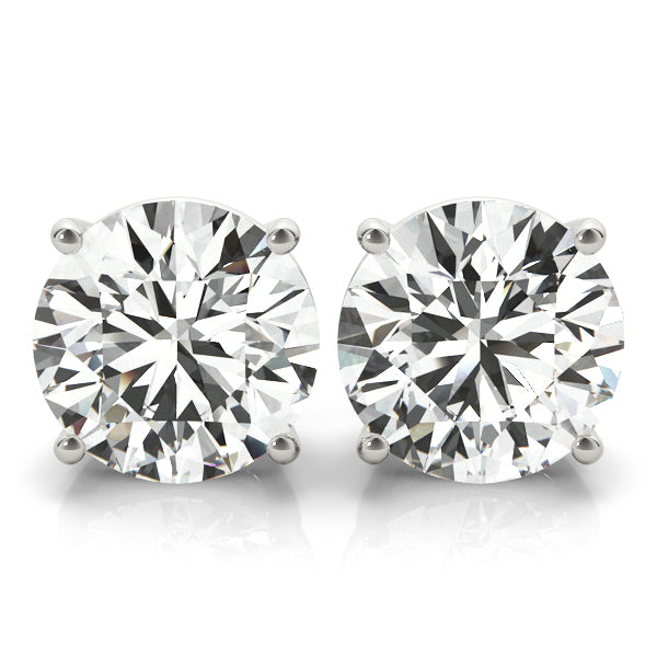 Sparkling 0.1 Carat 4-Prong Wire Earrings