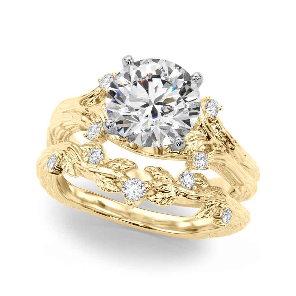 Exquisite 14kt White Gold Engagement Ring - 1/20 ct TW SI1-SI2, G-H Diamonds