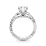 Exquisite 14kt White Gold Engagement Ring - 1/20 ct TW SI1-SI2, G-H Diamonds