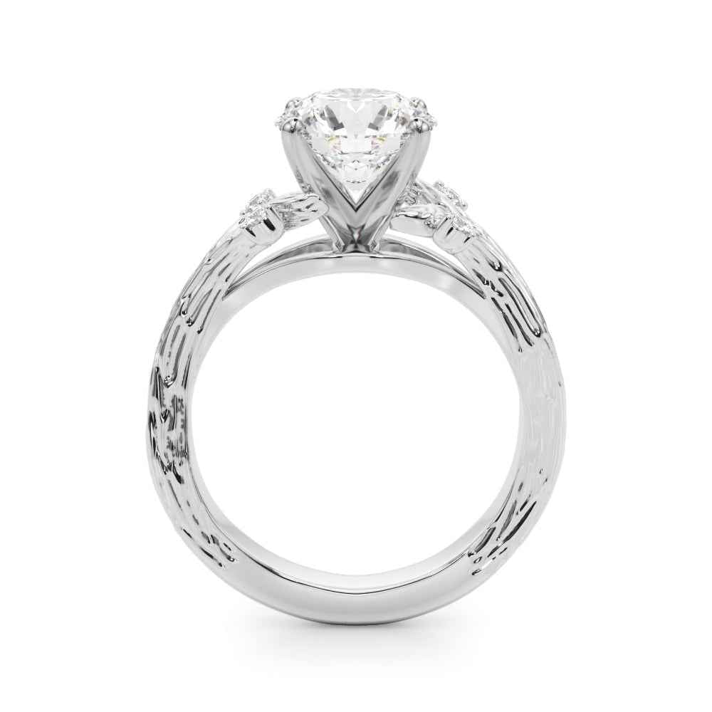 Exquisite 14kt White Gold Engagement Ring - 1/20 ct TW SI1-SI2, G-H Diamonds