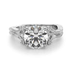 Exquisite 14kt White Gold Engagement Ring - 1/20 ct TW SI1-SI2, G-H Diamonds