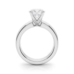 Exquisite 14kt Yellow Gold Round Solitaire Engagement Ring Setting (STYLE 