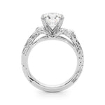 Exquisite 14kt Yellow Gold Semi-Mount Diamond Ring Setting - Style 