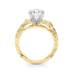 Exquisite 14kt Yellow Gold Semi-Mount Diamond Ring Setting - Style 