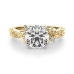 Exquisite 14kt Yellow Gold Semi-Mount Diamond Ring Setting - Style 