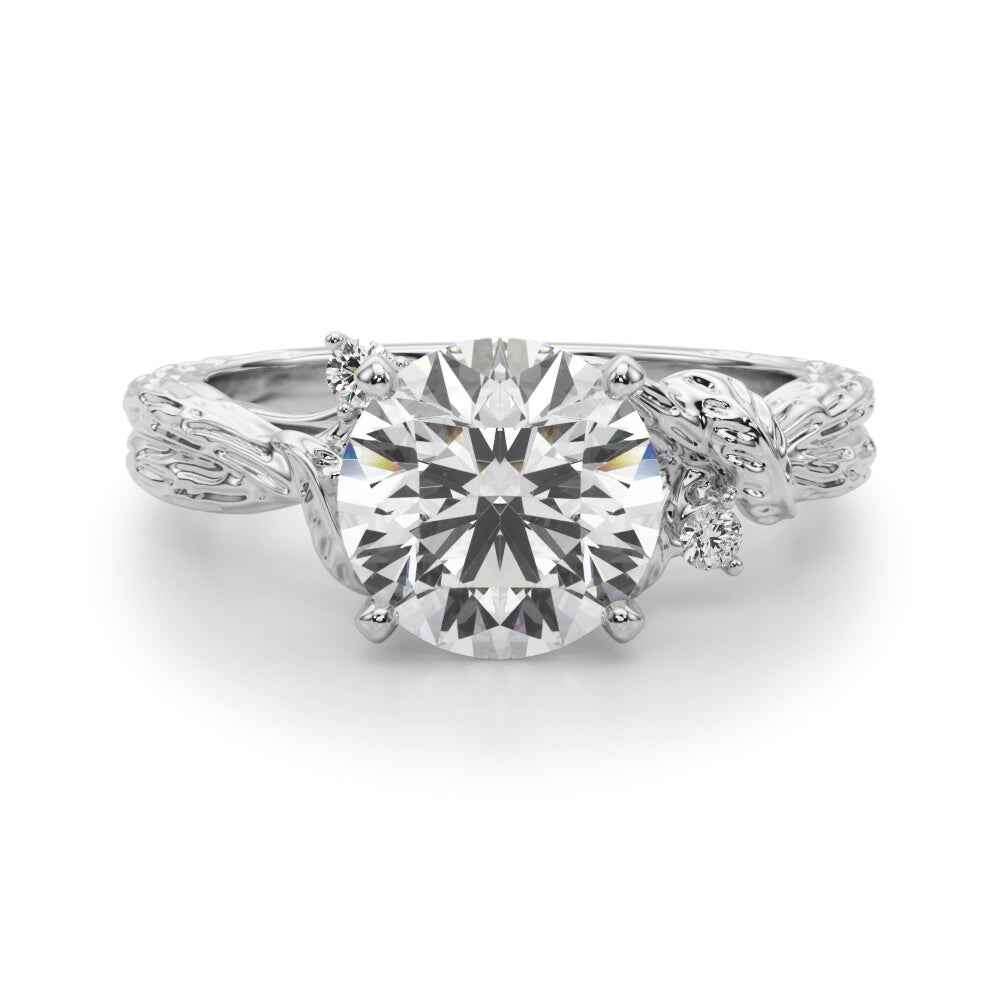 Exquisite 14kt Yellow Gold Semi-Mount Diamond Ring Setting - Style 