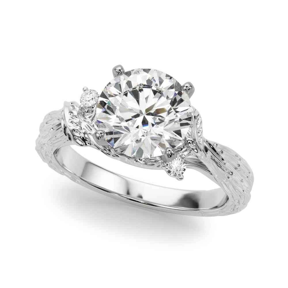 Exquisite 14kt Yellow Gold Semi-Mount Diamond Ring Setting - Style 