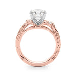 Exquisite 14kt Yellow Gold Semi-Mount Diamond Ring Setting - Style 