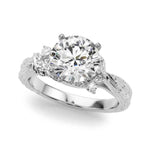 Exquisite 14kt Yellow Gold Semi-Mount Diamond Ring Setting - Style 