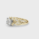 14kt Yellow Gold Ring Setting - STYLE 