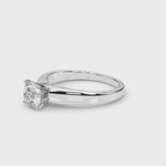Exquisite 14kt White Gold Semi-Mount Ring Setting - Remount Your Dream Diamond