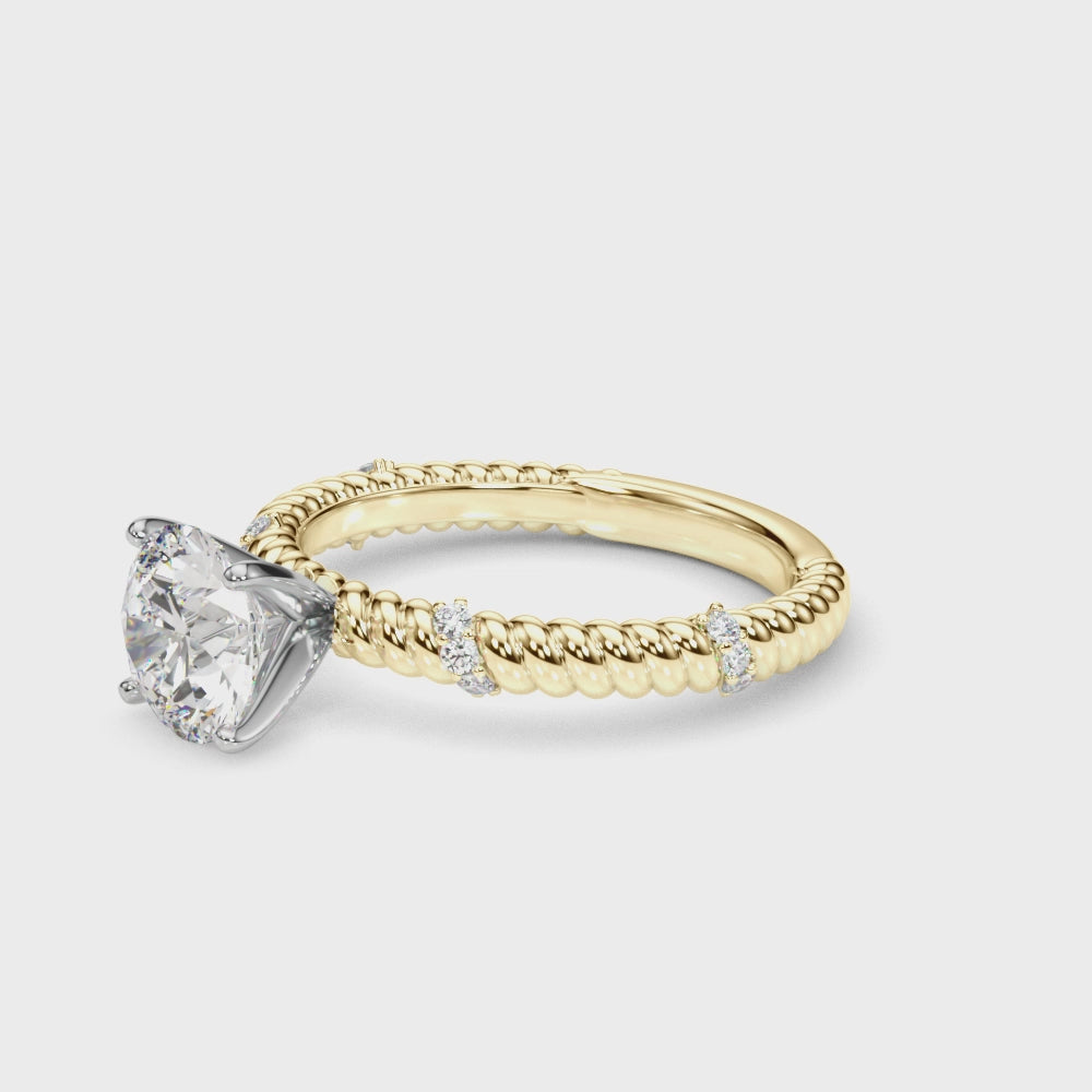 STYLE # 51262-E CABLE DIA ENGAGEMENT RING