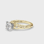 14kt Yellow Gold Semi-Mount Diamond Engagement Ring Setting - STYLE 