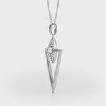 14kt White Gold 1/5 ct TDW SI2 H-I Diamond Fashion Pendant