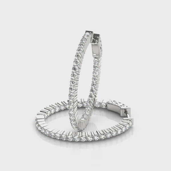 1 INCH 2 PRONG OVAL HOOP