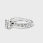 14kt White Gold 1/2 Carat TW SI1-SI2 G-H Remount Engagement Ring