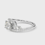 Exquisite 14kt White Gold Engagement Ring - 5/8 ct tw SI1-SI2 G-H Diamonds