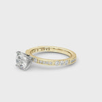Elegant 14k Yellow Gold Engagement Ring - 3/8 ct tw SI1-SI2 G-H Diamonds