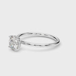 Exquisite 1.75 CTW Hidden Halo Round Diamond Engagement Ring in 14k White Gold