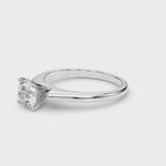 Elegant 14kt White Gold Remount Ring Setting - Style 