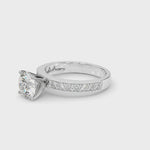 14kt White Gold 1/5 ct tw SI1-H Diamond Engagement Ring
