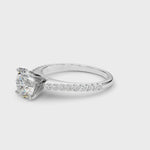 Stunning 14kt White Gold Semi-Mount Ring with 1/4 ct TW Diamonds