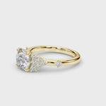 14kt Yellow Gold 1/6 CTW SI1-SI2 G-H Round Diamond Engagement Ring Semi-Mount