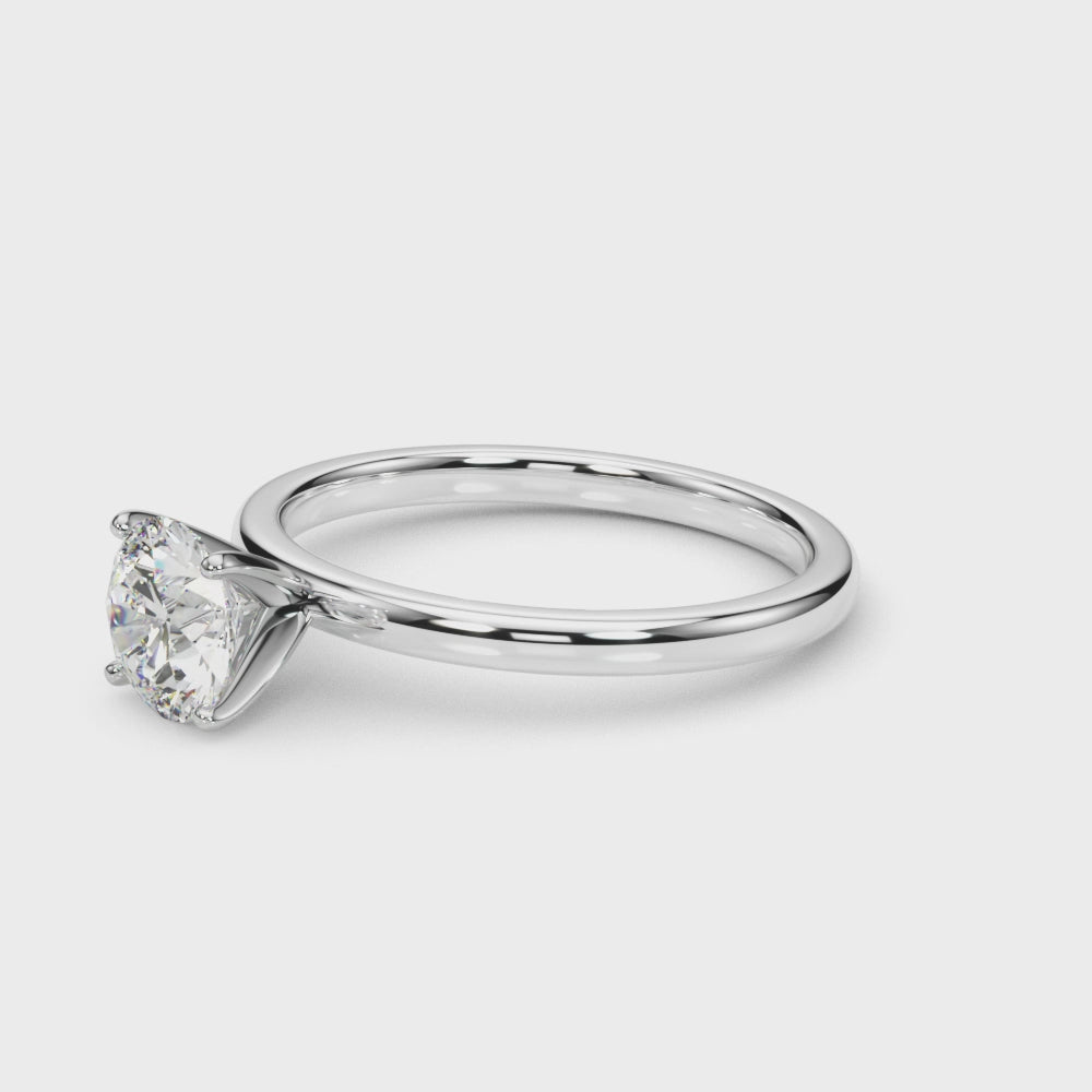 Elegant 14kt White Gold Remount Ring - Approx. 1.72 DWT Polished Weight