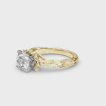 Exquisite 14kt Yellow Gold Semi-Mount Diamond Ring Setting - Style 
