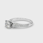 Elegant 14kt White Gold Diamond Remount Ring (2.55 DWT, 1/4 CTW SI1-SI2 G-H)