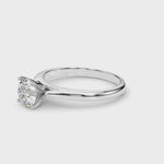 Elegant 14kt White Gold Remount Ring Setting - Style 