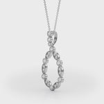 14kt White Gold 1/2 ct tw SI2, H-I Diamond Fashion Pendant