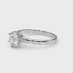 Exquisite 1 Carat Round Solitaire Diamond Mounting - 14kt White Gold